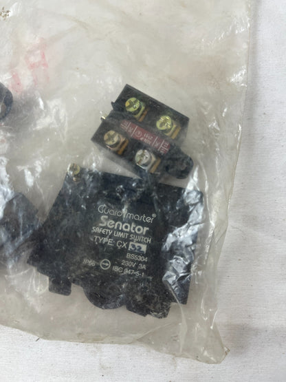 Guardmaster Senator CX B2 Safety Limit Switch 230V 3A IP66 New Old Stock in Bag
