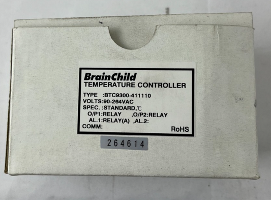 BrainChild BTC9300-411110 Digital PID Temperature Controller 48x48mm Fuzzy Logic