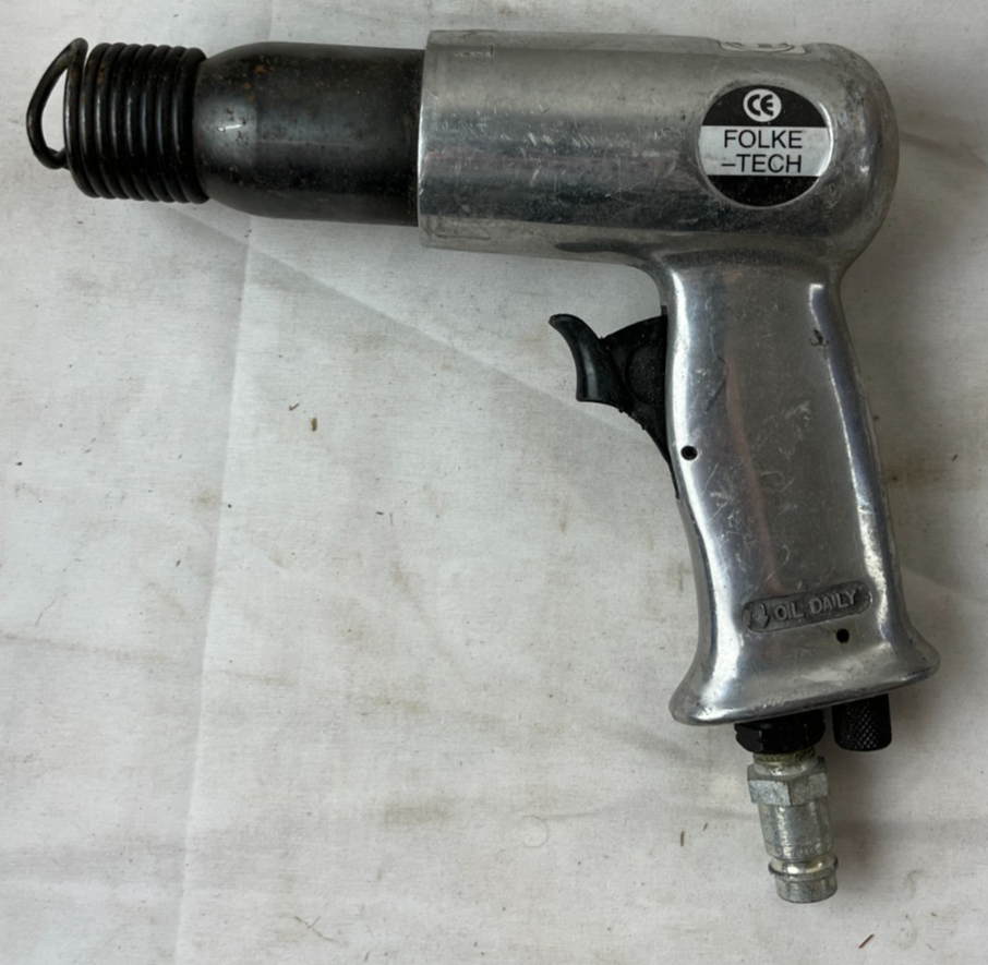 Folke-Tech Pneumatic Air Hammer Chisel Tool CE Used Spare Unit