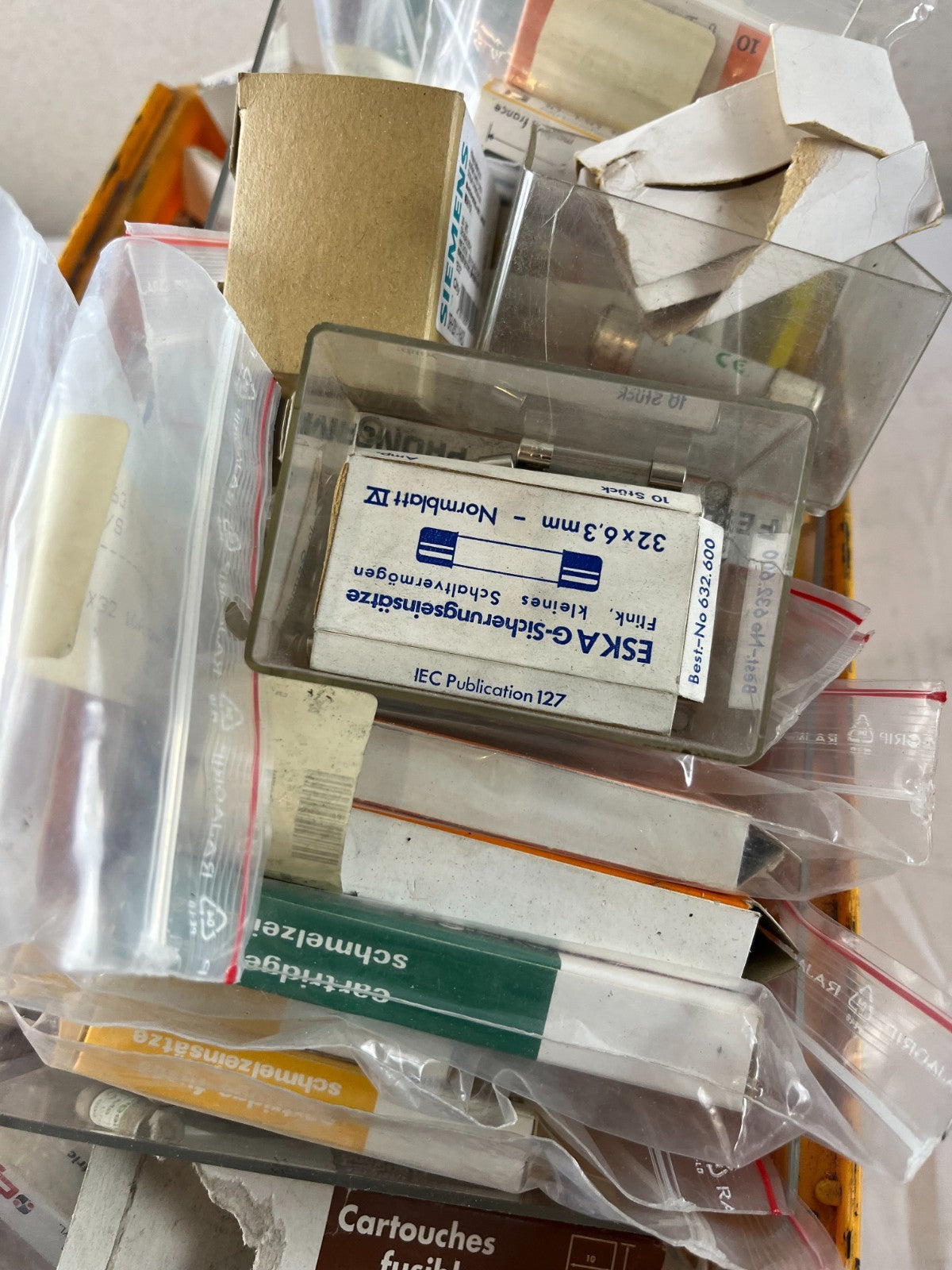 Mixed Brand 10x38 and 250V Cartridge Fuses Assorted Lot – Mostly New Spares