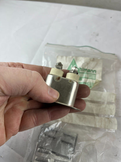 Kuhlmann EL-Varme Dual Terminal Heater Element Bracket Assembly New Old Stock