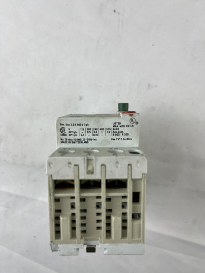Allen‑Bradley 140-MN-0016 Manual Motor Starter 0.10–0.16A 3‑Pole Used Spare Part