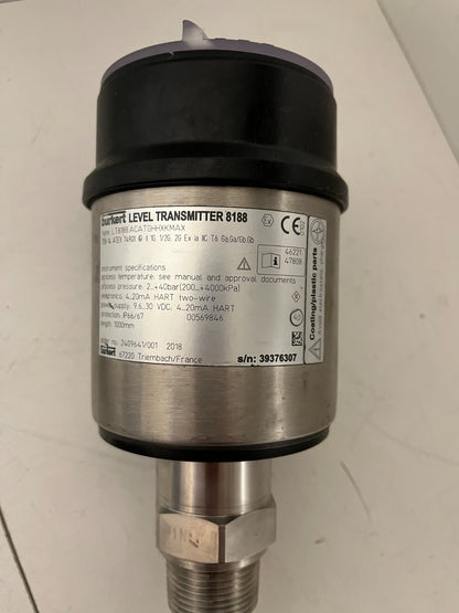 Bürkert 8188 Level Transmitter Guided Radar 4-20mA HART ATEX 1000mm New