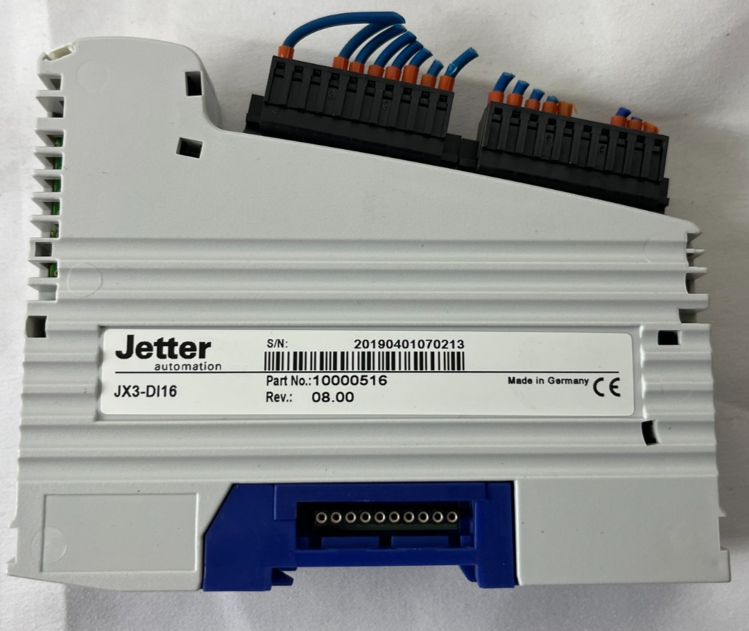 Jetter JX3-DI16 Digital Input Module 10000516 16 Channel 24VDC PLC Used Spare