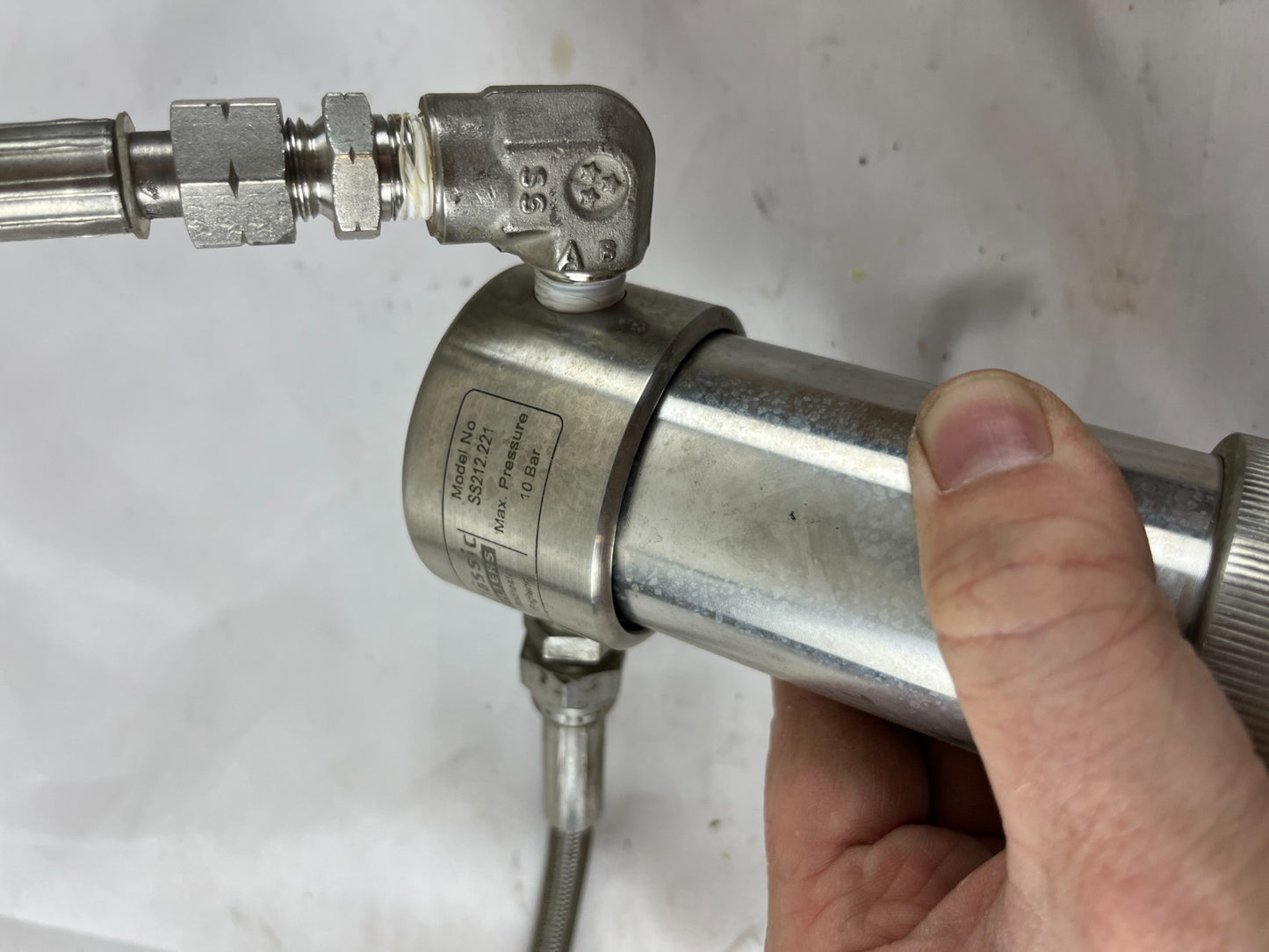 Classic Filters SS212.221 Stainless Steel Filter Housing 1/4" NPT 10 Bar Used