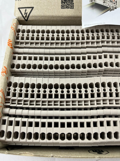 Weidmuller ZDU 2.5 Terminal Block NEW Box 100pcs 600V 27A DIN Rail Made Germany