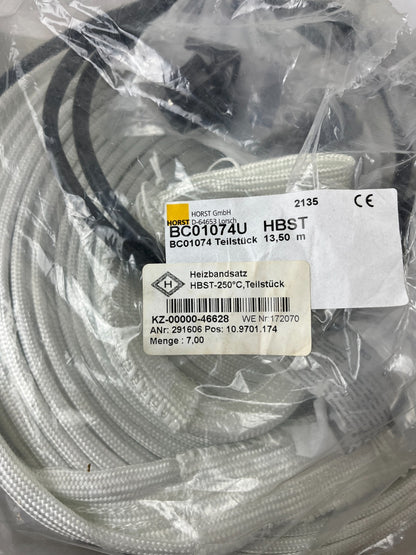 Horst HBST-250°C Heizbandsatz BC01074U Heating Tape Set 13.5 m New Spare Parts