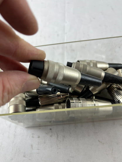 Industrial Circular Metal Connectors Male Female Bundle Used Spare Parts