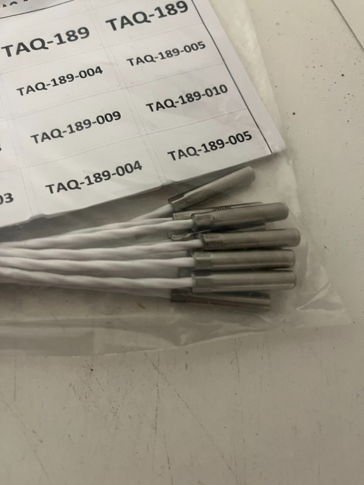 Lot of 10x Klingenberg PT100 Sensors 2xLed Ø6x30mm 145mm Teflon New Unused