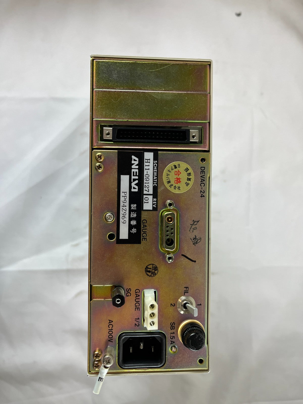 ANELVA MIG-831 Ionization Gauge Controller Vacuum Gauge Unit AC100V Used Spare