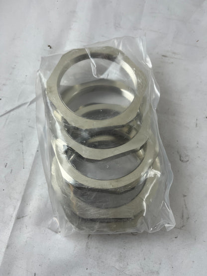 Jacob 50.275 M Hexagonal Locknut M75x1.5 Nickel Plated 5pcs New