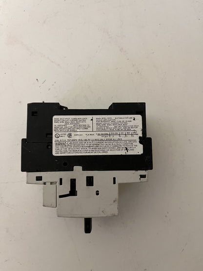 Siemens 3RV1021-1GA15 SIRIUS Motor Starter Protector 4.5–6.3A Used Spare Part