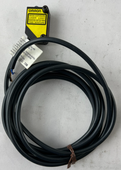 Omron E3Z-LI61 Laser Photoelectric Sensor 10-30VDC Cable Used Spare Unit