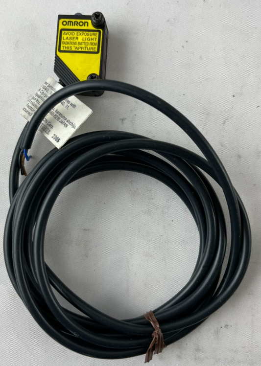 Omron E3Z-LI61 Laser Photoelectric Sensor 10-30VDC Cable Used Spare Unit