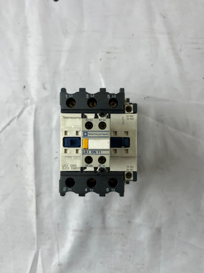 Telemecanique LC1 D65 Contactor 80A 1000V 3P w/ LA1 DN11 Aux Block Used Spare