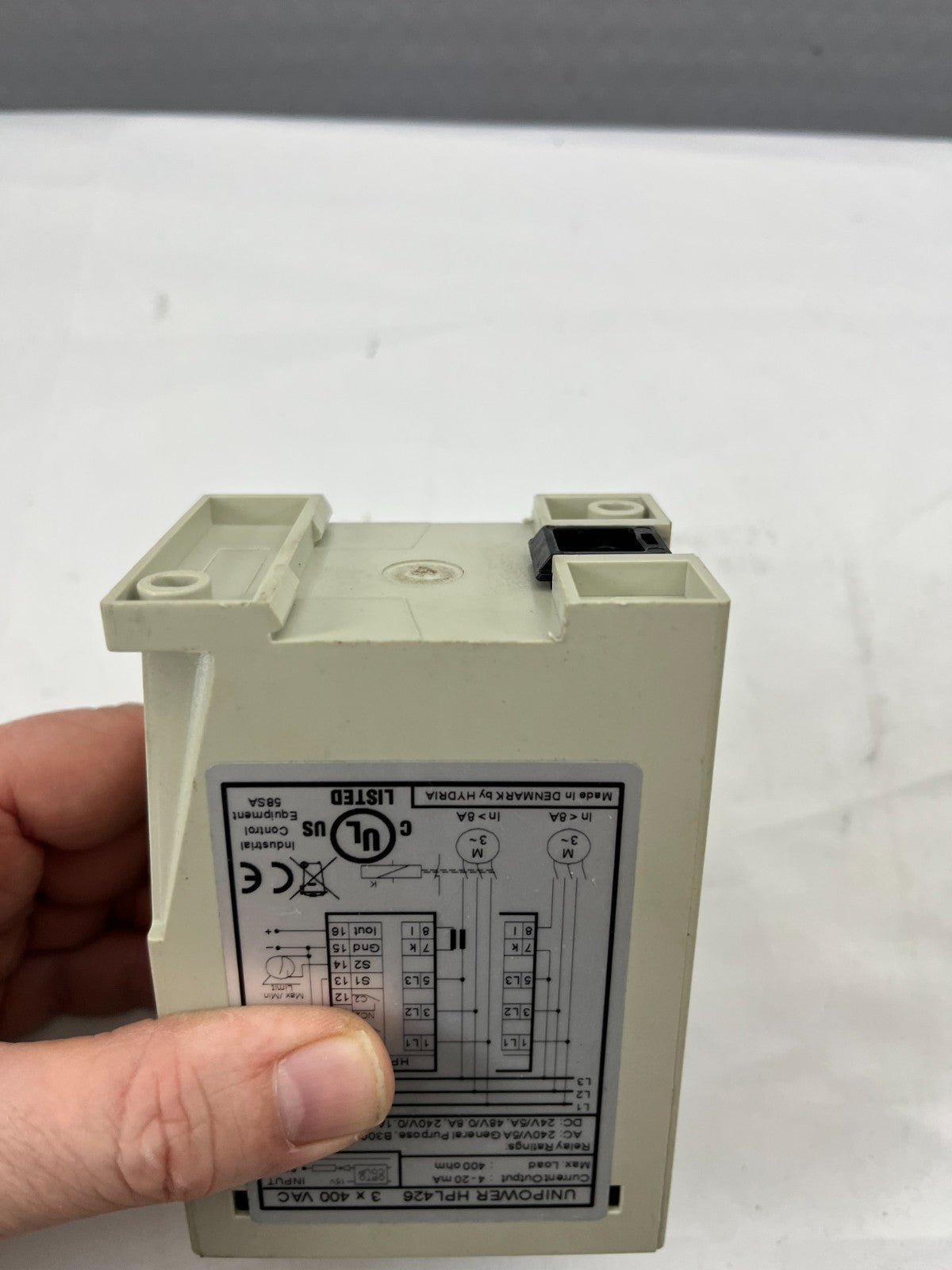 Unipower HPL426 Motor Protection Relay 3x400V AC Load Monitor NEW Made Denmark