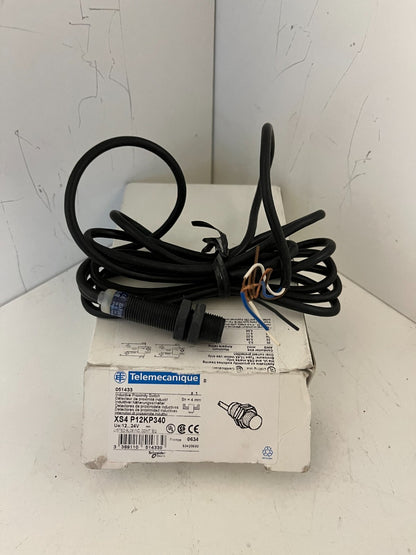 Telemecanique XS4P12KP340 Inductive Proximity Sensor M12 4mm 12-24VDC New