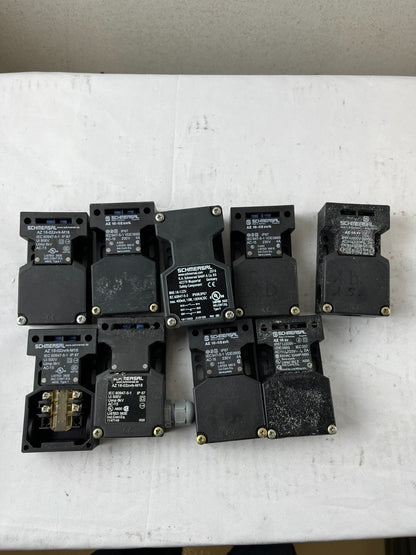 Schmersal AZ16 Safety Interlock Switch Lot 9pcs AZ16-02zvrk M16 IP67 Used Spares