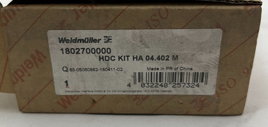 Weidmüller HDC KIT HA 04.402 M Heavy Duty Connector Set 4-Pole 16A 400V M20