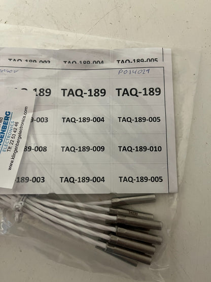 Lot of 10x Klingenberg PT100 Sensors 2xLed Ø6x30mm 145mm Teflon New Unused