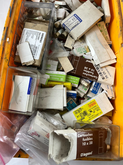 Mixed Brand 10x38 and 250V Cartridge Fuses Assorted Lot – Mostly New Spares