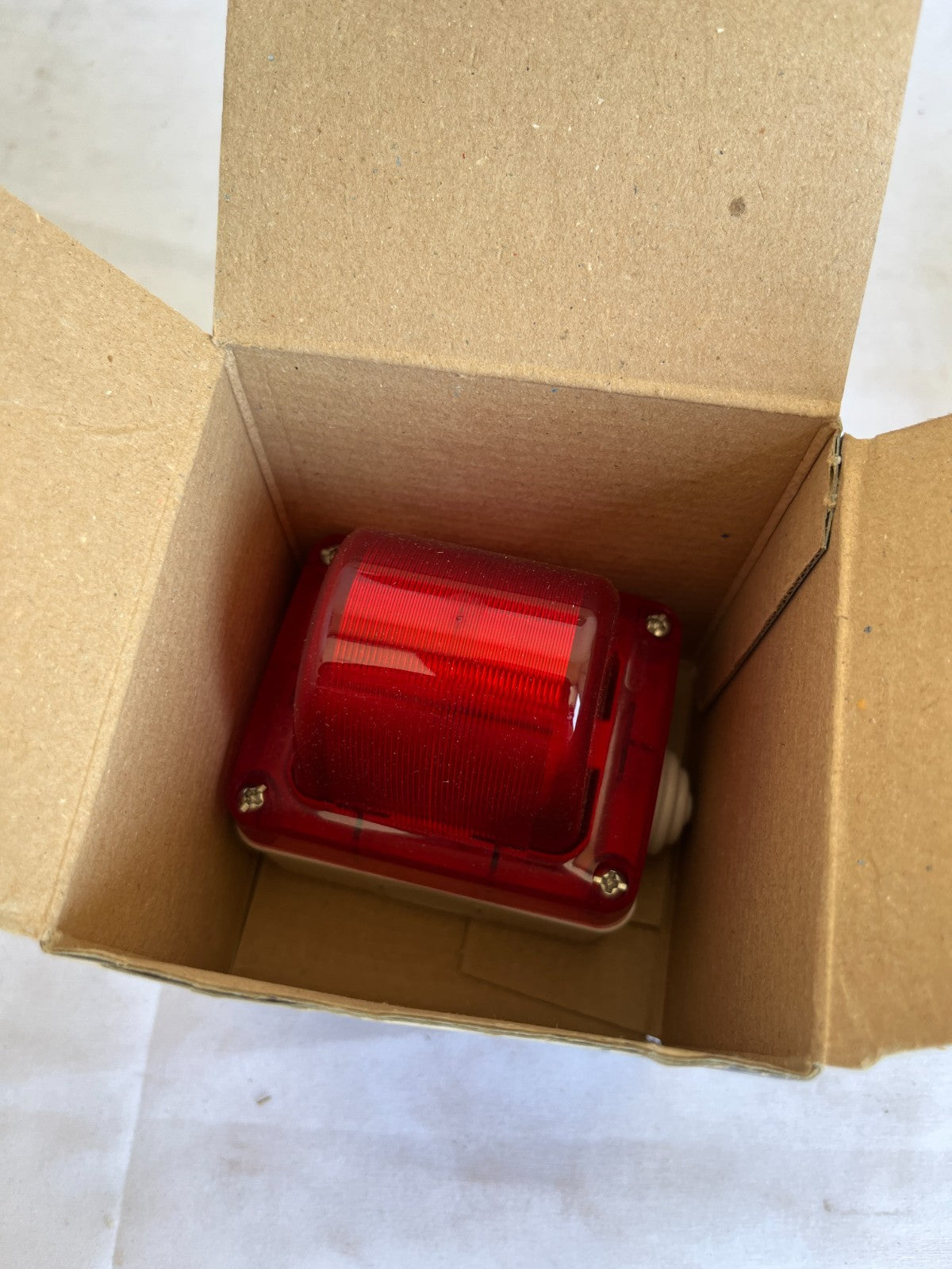 Gewiss GW27422 Red Electronic Flashlight Beacon 230V IP55 New Spare Unit