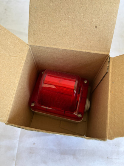 Gewiss GW27422 Red Electronic Flashlight Beacon 230V IP55 New Spare Unit