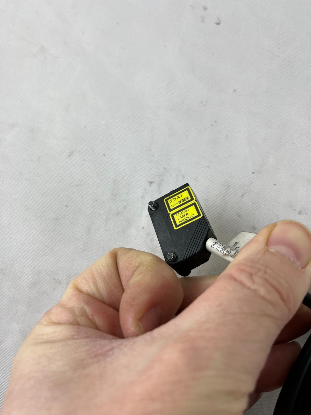 Omron E3Z-LI61 Laser Photoelectric Sensor 10-30VDC Cable Used Spare Unit