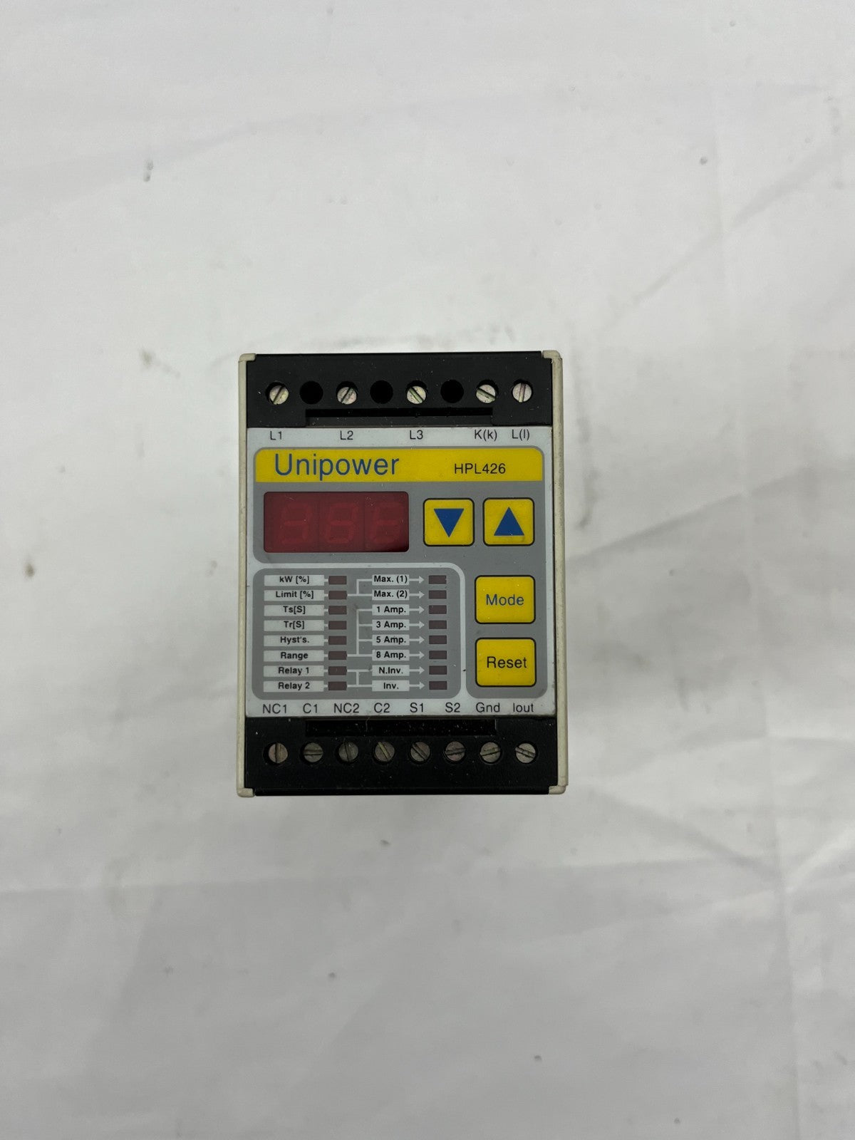 Unipower HPL426 Motor Protection Relay 3x400V AC Load Monitor NEW Made Denmark