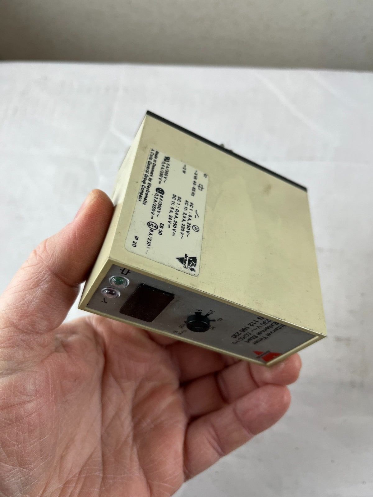 Carlo Gavazzi S 112 166 230 Interval Timer External Start 230V Used DK Denmark