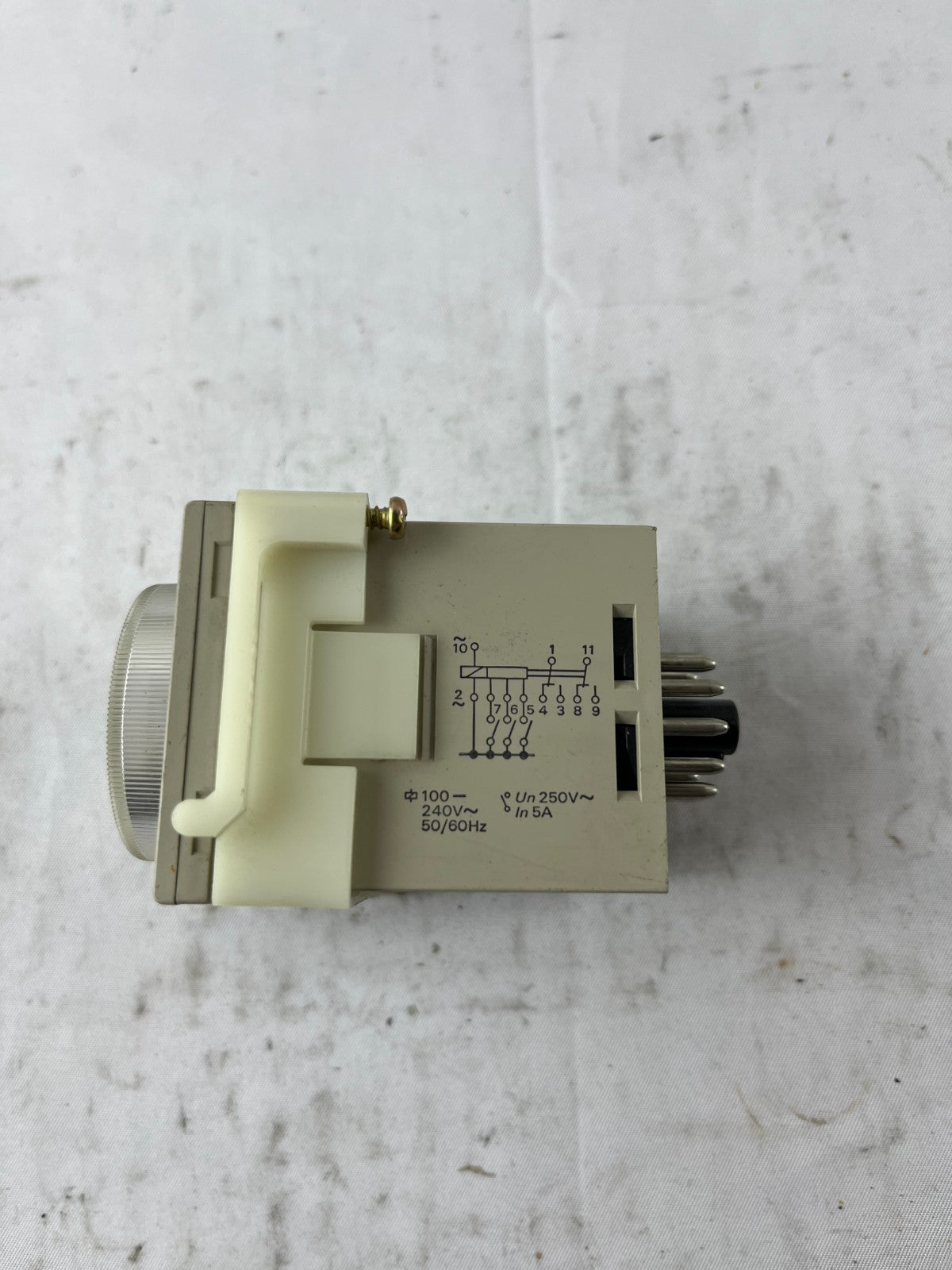 Omron H3CR-A Analog Timer Relay 100-240VAC 5A Panel Mount Used Spare Unit