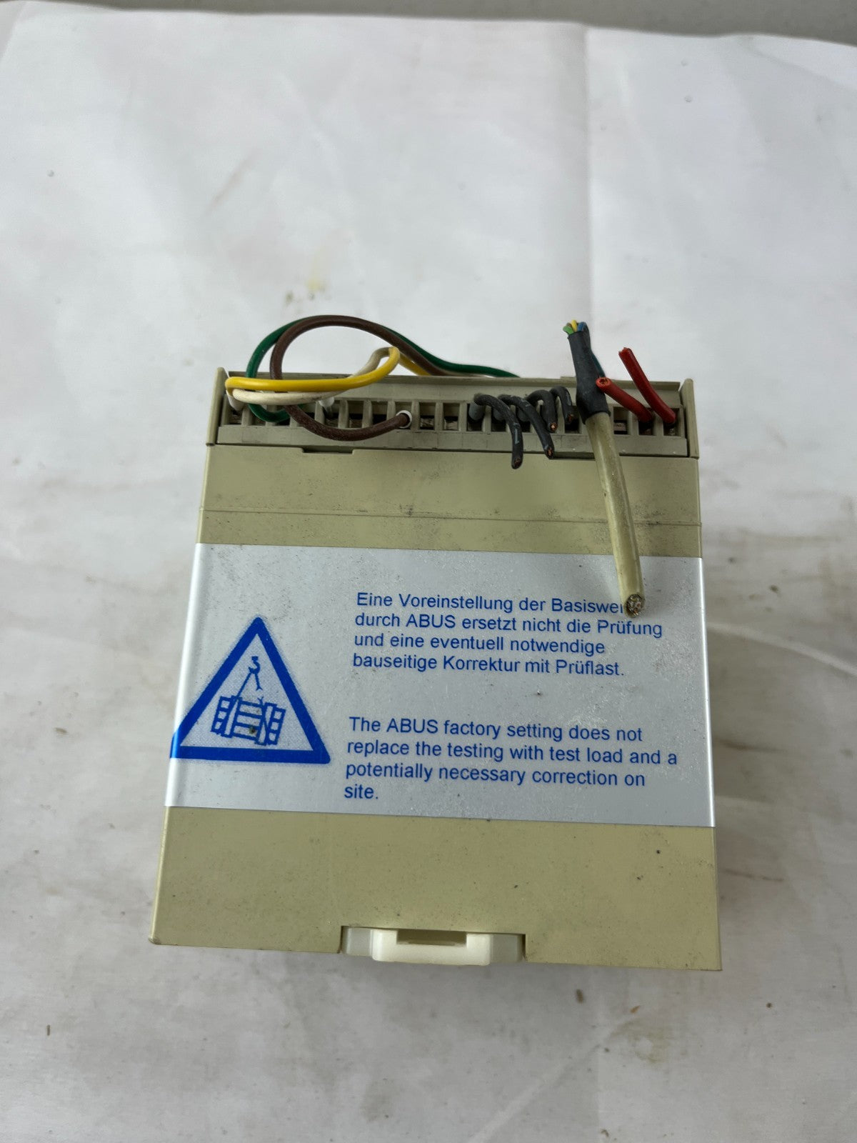 ABUS LIS-SV Load Monitoring Controller Hoist Crane Control Module 230V Used