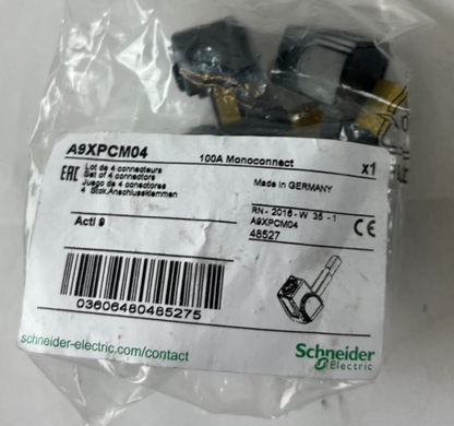Schneider Electric A9XPCM04 100A Monoconnect Connector Set New Spare Units