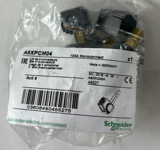 Schneider Electric A9XPCM04 100A Monoconnect Connector Set New Spare Units