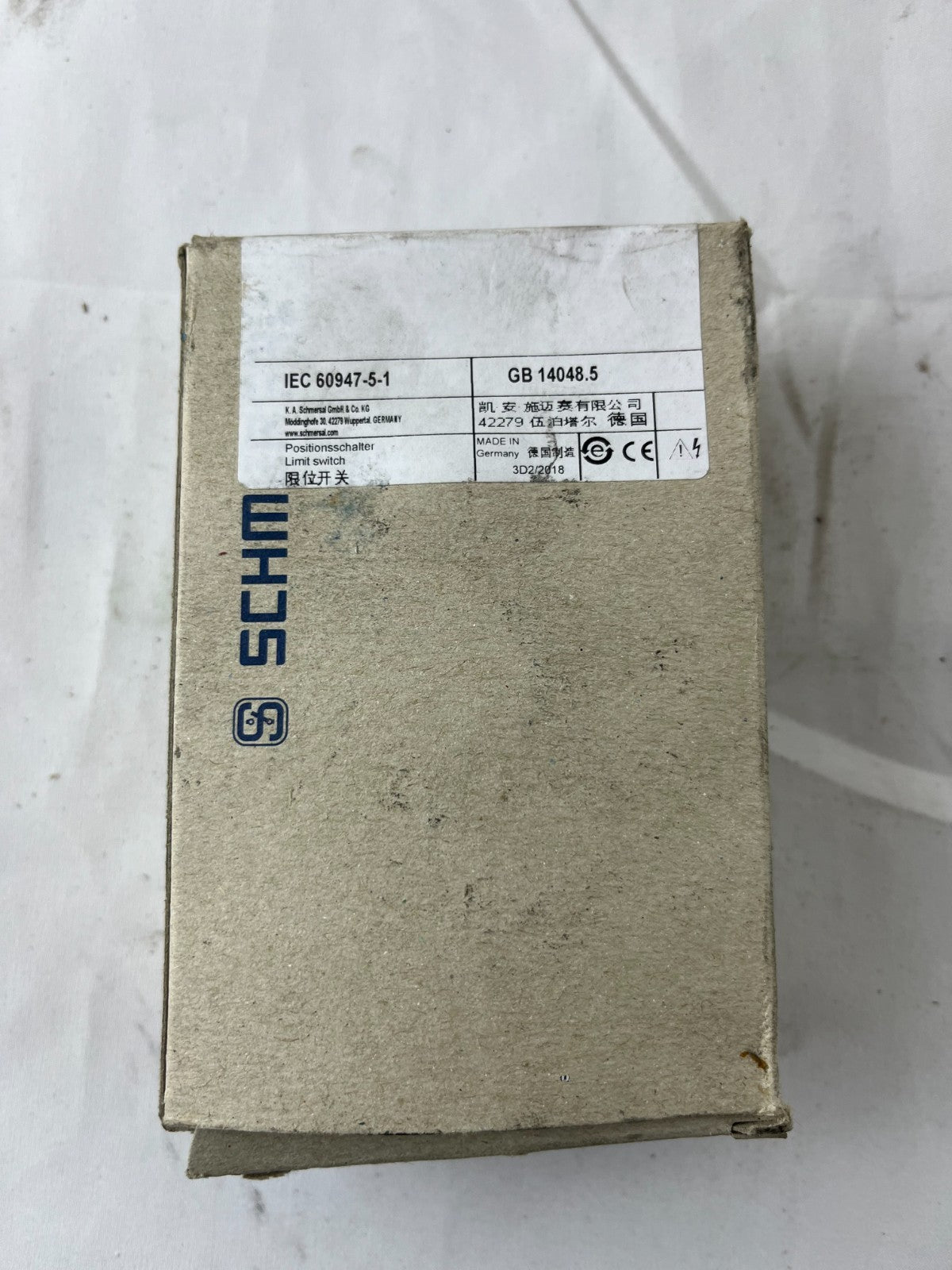 Schmersal MV8H 330-11Y-M20 Heavy Duty Limit Switch IP65 Made Germany NEW 2018