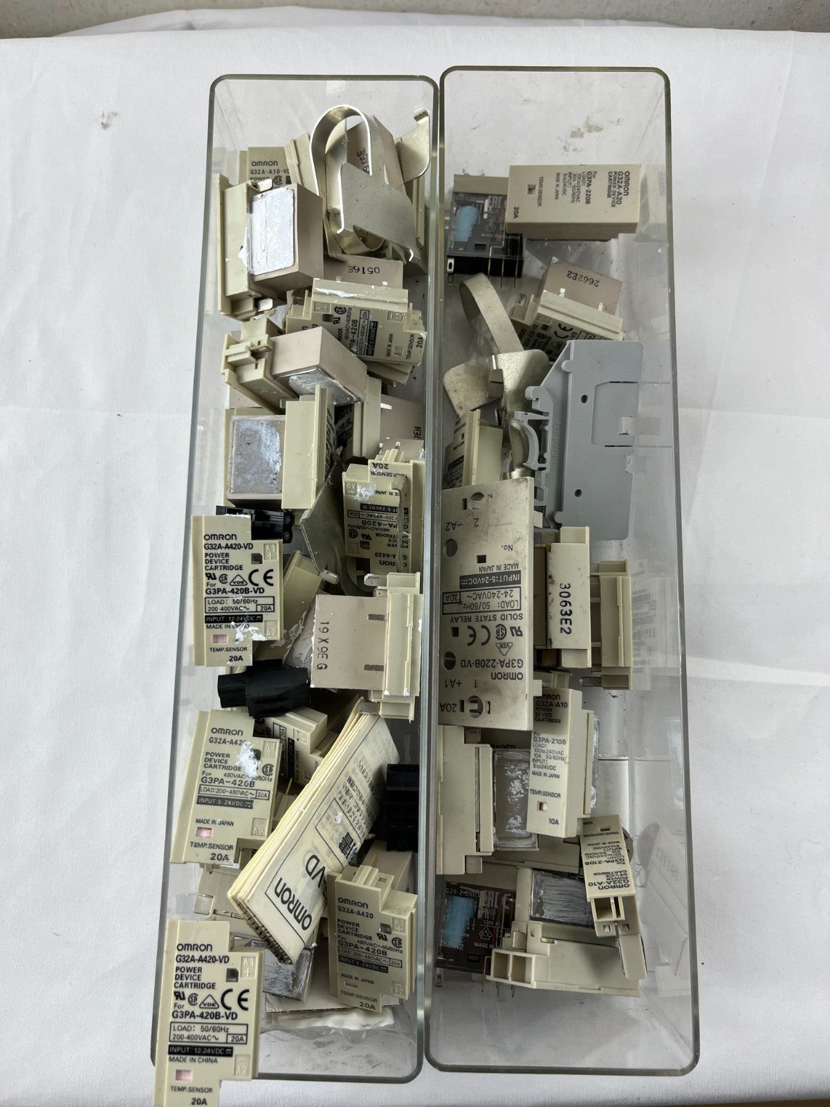 Omron G3PA-420B-VD Solid State Relay Lot 20A SSR Power Cartridges G32A-A420-VD