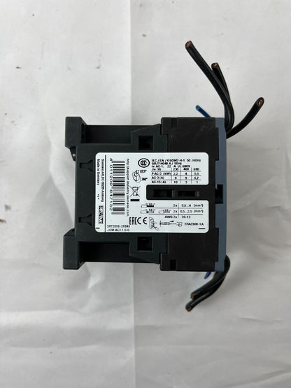Siemens Sirius 3RT2016-2FB41 Contactor 24VDC 9A 4kW Used Working Spare Unit