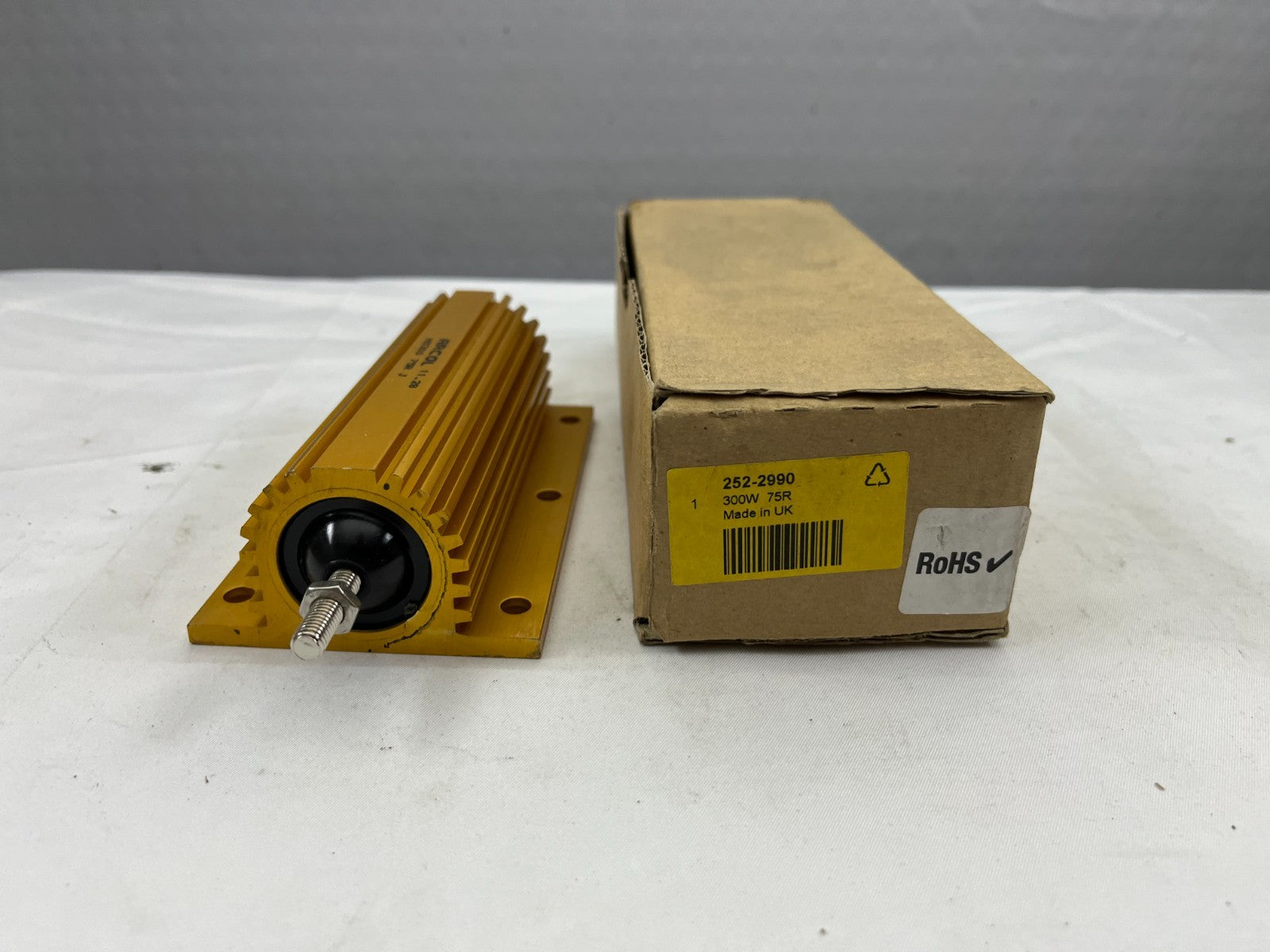 ARCOL HS300 75R J 300W 75 Ohm Wirewound Chassis Mount Resistor New UK Industrial