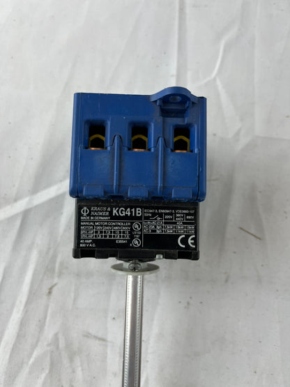 Kraus Naimer KG41B Manual Motor Controller 40A 600V 3-Pole New Unused Germany