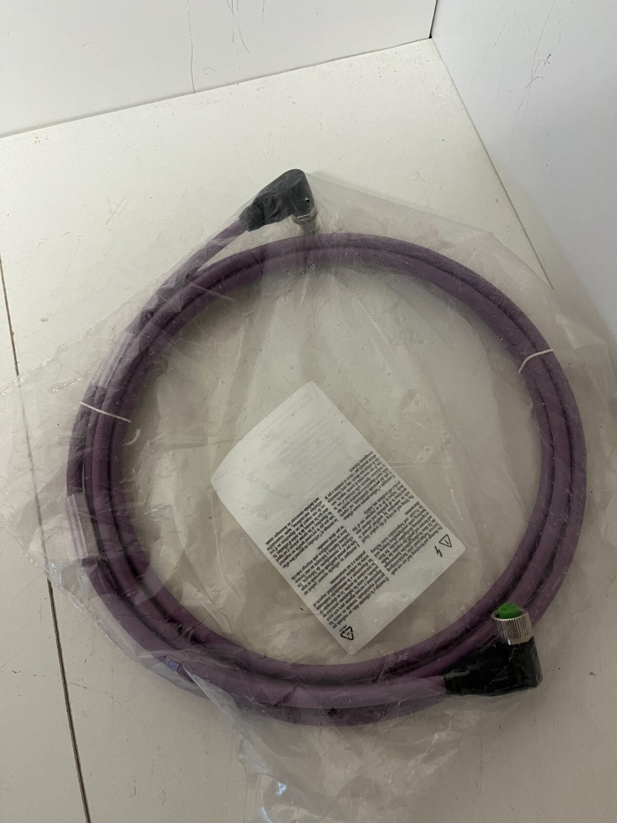 Murrelektronik 7000-40551-8030300 M12 Shielded 5-Pin Cable 3m 90° New Sealed