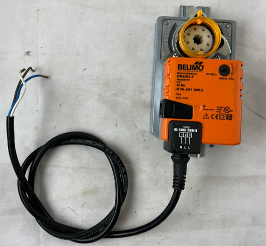 Belimo NM230A-F Rotary Damper Actuator 10Nm AC 100–240V Open/Close 3-Point New