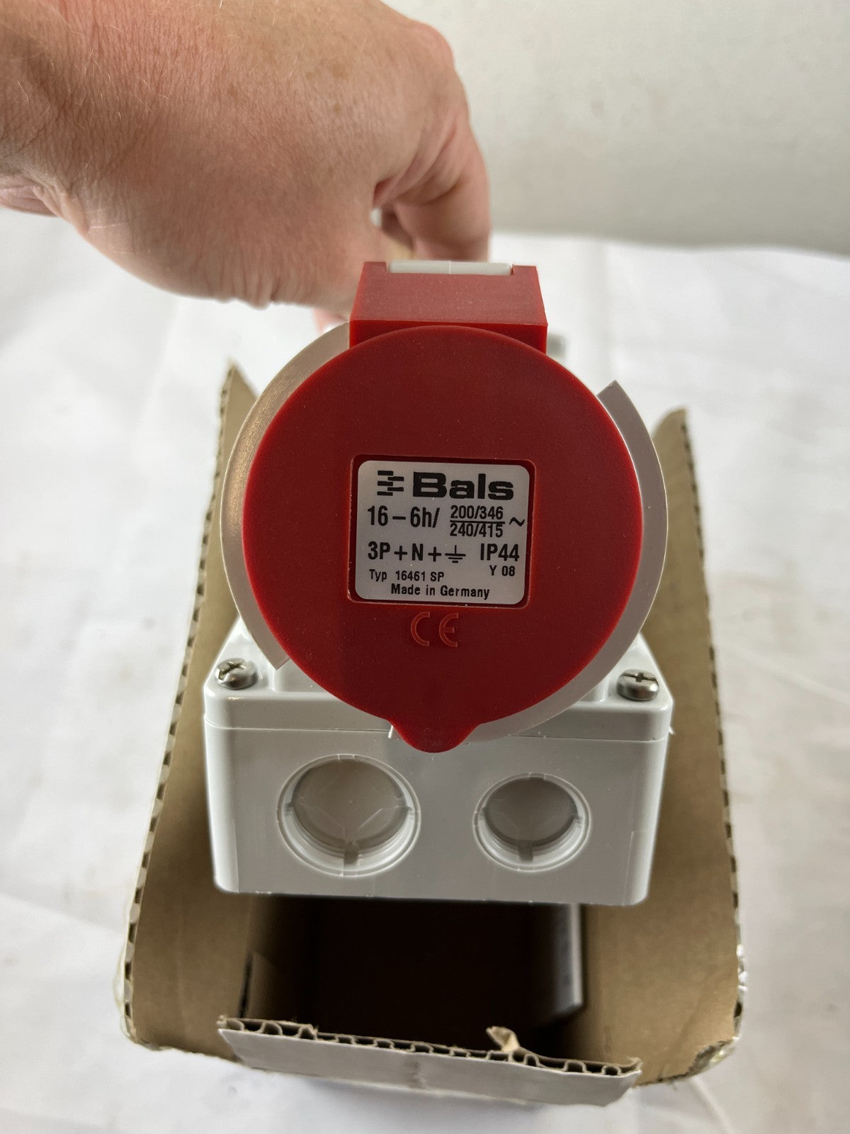 Bals 16461 SP Wall Mounted Interlocked Socket Outlet 16A 400V 3P+N+E IP44 New