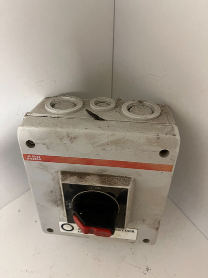 ABB OTP 25KT3M2 Safety Switch Disconnect 40A IP65 3-Phase USED Working