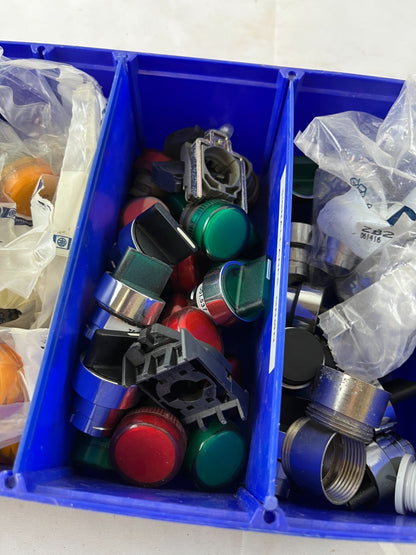 Telemecanique Harmony XB2 Pushbutton Pilot Light Parts Lot 50+ Pcs Mixed