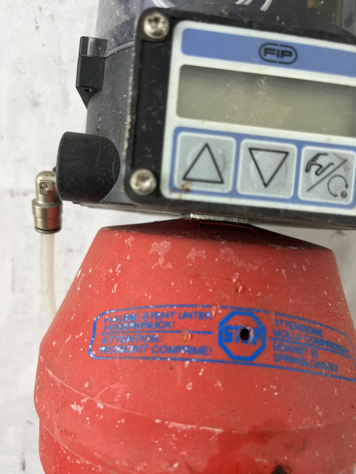 FIP VVM/NC Pneumatic Diaphragm Valve DN25 PN10 EPDM Smart Positioner Used Spare