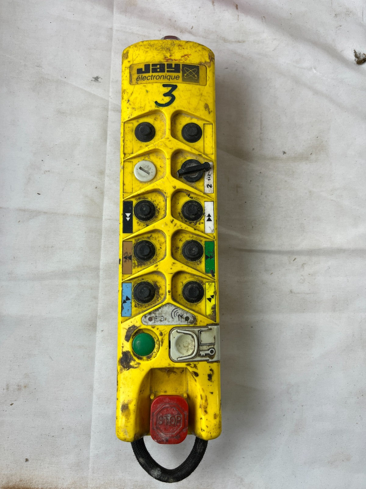 JAY Electronique UDB2 Batteries & Crane Remote Control Parts Repair Lot AS IS