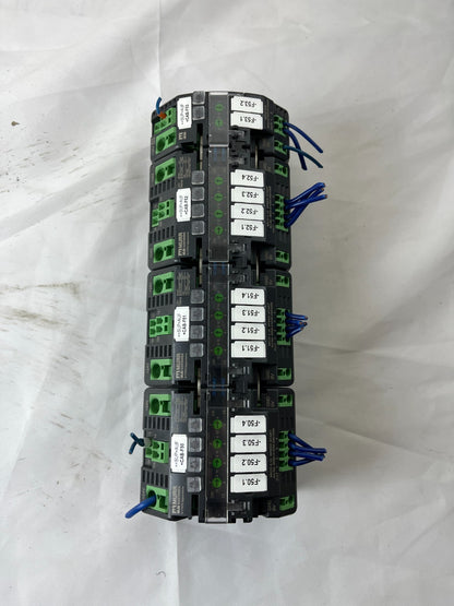Lot of 4x Murr Elektronik D-71570 Relay Interface Modules 24VDC DIN Rail Used