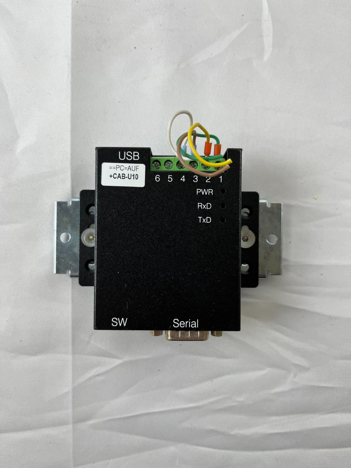 Titan SB-COMi-SI-M USB to Serial Industrial Converter DIN Rail Used Working