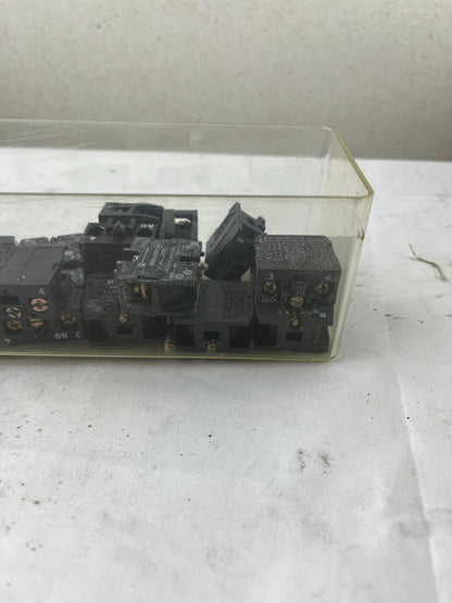 Telemecanique XEN‑L Series Contact Blocks 1NO/1NC Mixed Models Lot Used Bundle