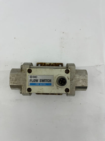 SMC PF2W540-F06-2 Flow Switch for Water 5–40L/min DC12–24V 1MPa Used Sensor